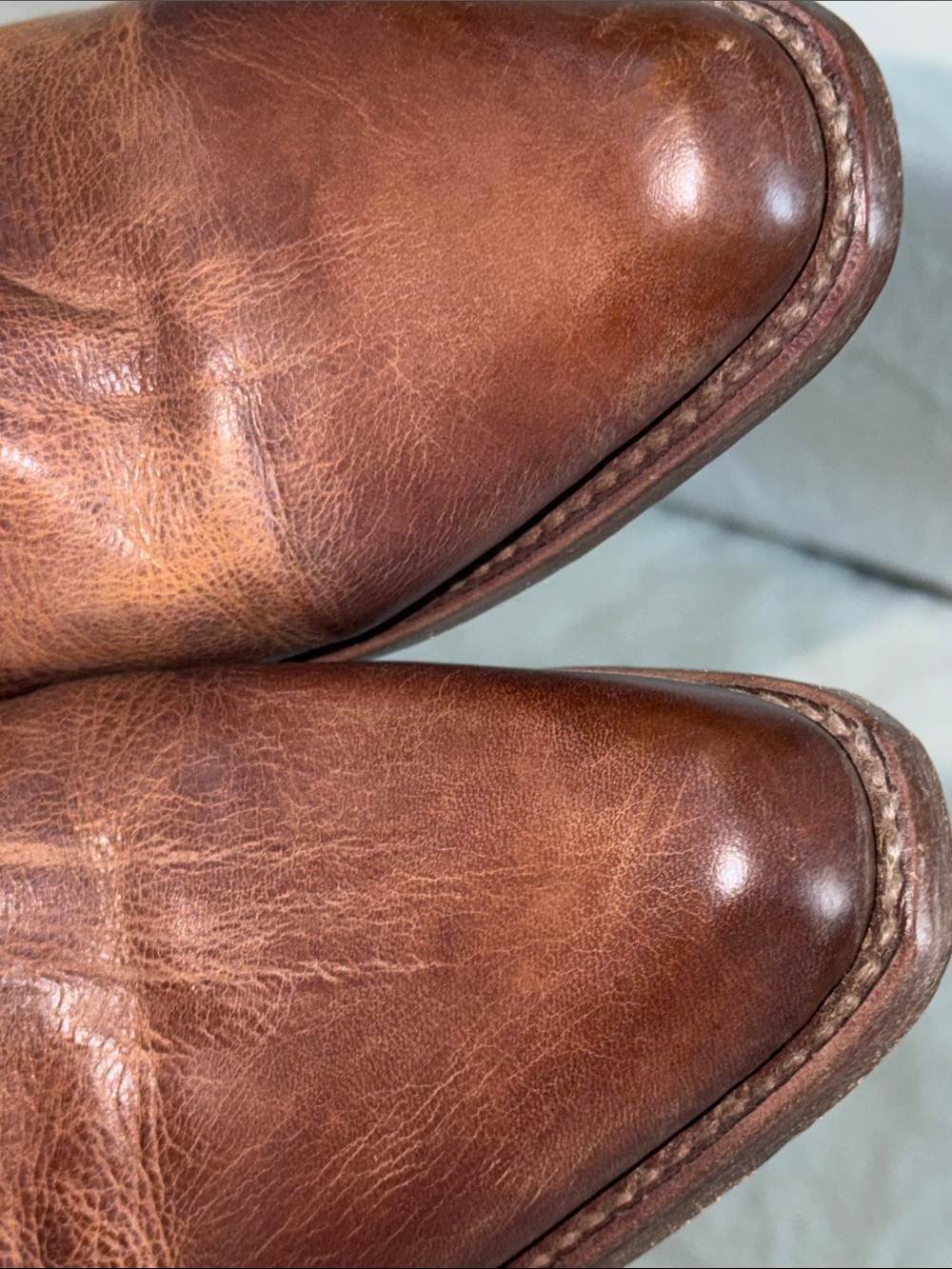 Bed Stu Cobbler Filly II Western‎ Ankle Boots Leather Pull On  Women's Sz. 8 - Picture 9 of 16